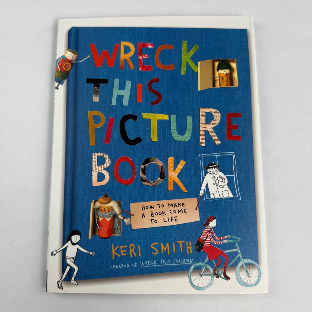 Wreck This Picture Book by‎ Keri Smith Hardcover 2020 Interactive Childrens Art